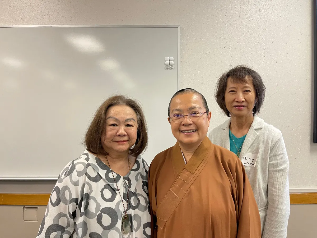 Xiang Yun Temple Monastics Visit Osher Lifelong Learning Institute (OLLI) at The University of Texas at Austin